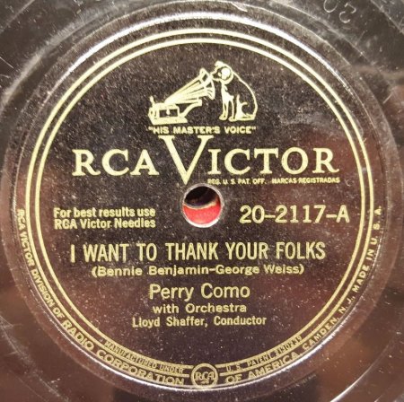 PERRY COMO