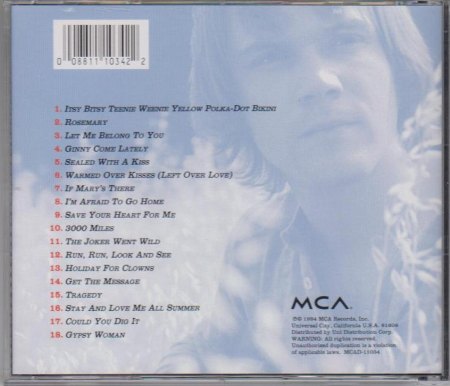 BRIAN HYLAND - CD's