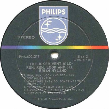 Brian Hyland LPs