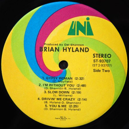 Brian Hyland LPs
