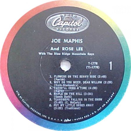 COUSIN JOE MAPHIS & ROSE LEE