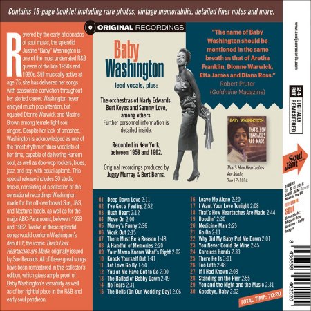 JUSTINE 'BABY' WASHINGTON