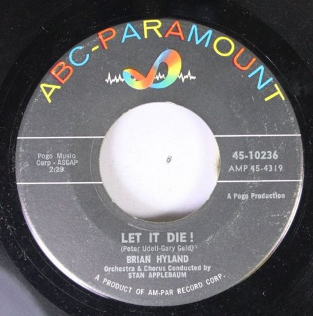 Brian Hyland auf ABC-Paramount & DOT