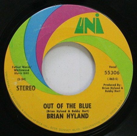 Brian Hyland auf UNI & MCA