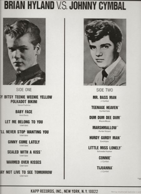 Brian Hyland auf UNI & MCA