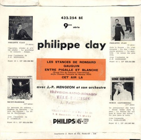 PHILIPPE CLAY