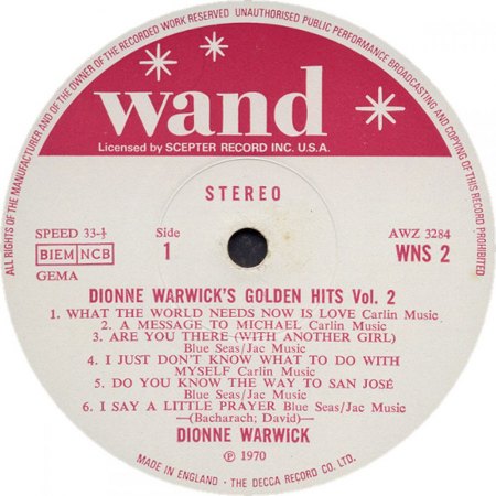 DIONNE WARWICK