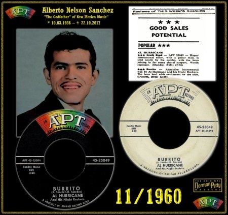 AL HURRICANE & HIS NIGHT ROCKERS - BURRITO