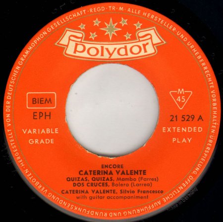 CATERINA VALENTE - International