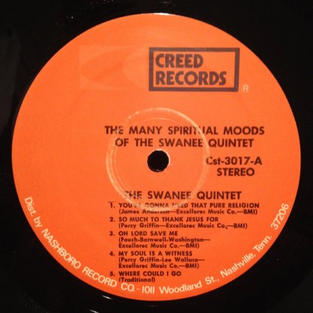 SWANEE QUINTET