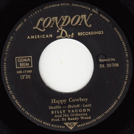 BILLY VAUGHN auf deutscher LONDON