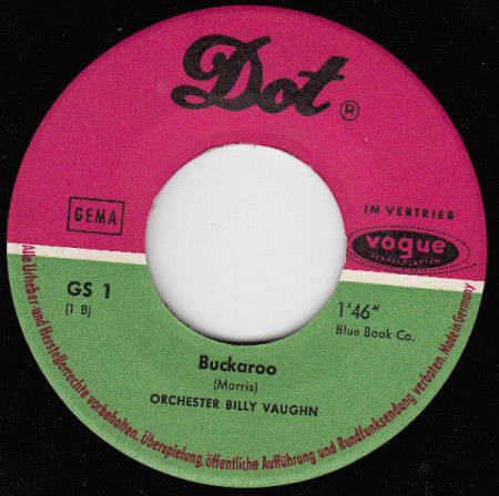 Billy Vaughn auf Vogue (Dot)