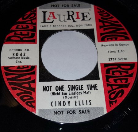 CINDY ELLIS - deutscher Rocknrollstar ! ?