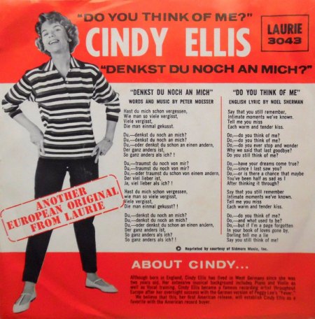 CINDY ELLIS - deutscher Rocknrollstar ! ?