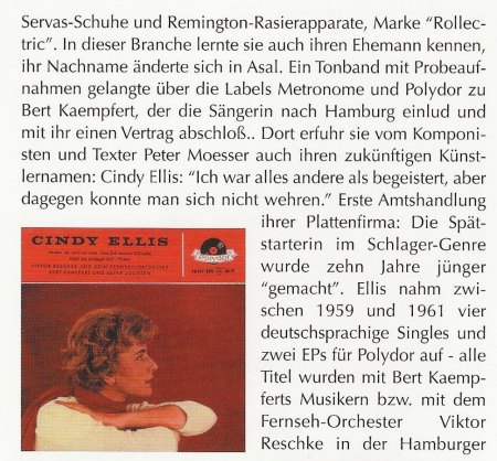 CINDY ELLIS - deutscher Rocknrollstar ! ?