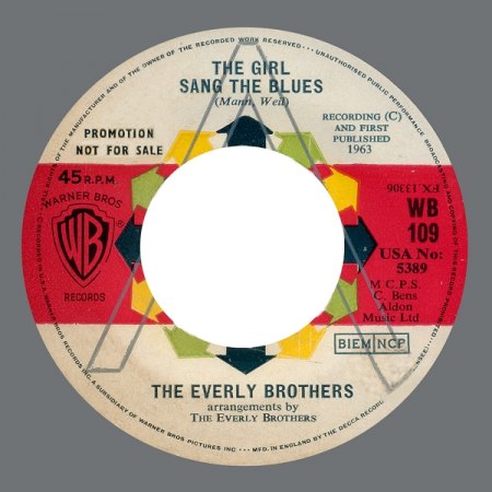 k-109    A  The Girl Sang The Blues - Promo -.jpg