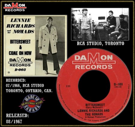 LENNIE RICHARDS & THE NOMADS - BITTERSWEET