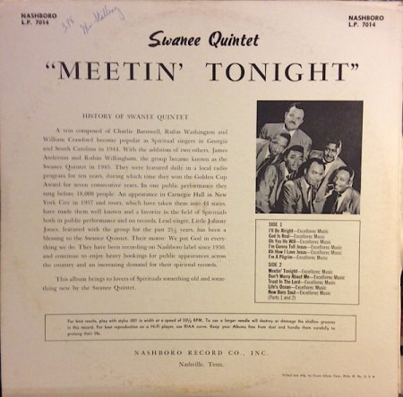 SWANEE QUINTET