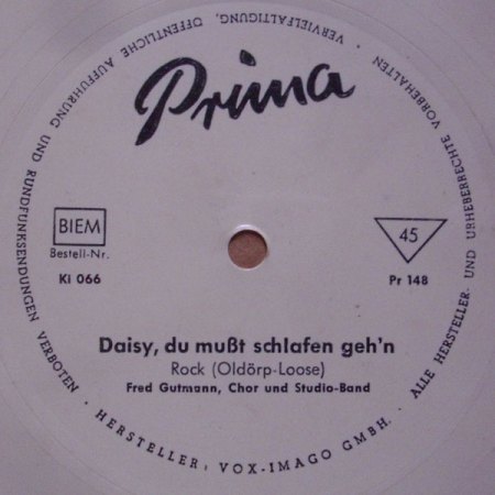 = I Need your Love tonight / Fred Gutmann auf Flexi ! =