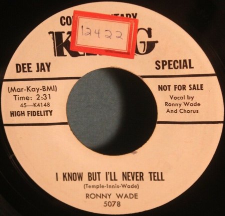 RONNY WADE (X. LINCOLN)