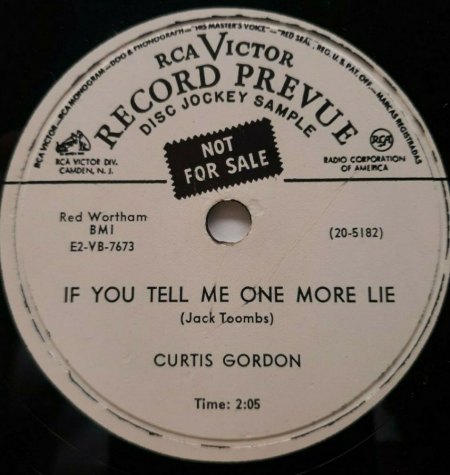 CURTIS GORDON - Mr. Personality