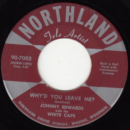 JOHNNY EDWARDS WITH THE WHITE CAPS