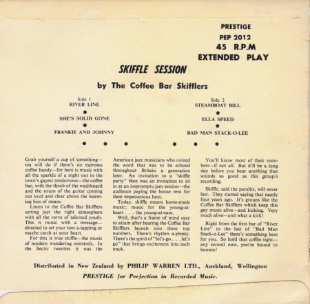 COFFE BAR SKIFFLERS - Skiffle Music