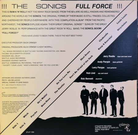 SONICS  (Tacoma, Washington)