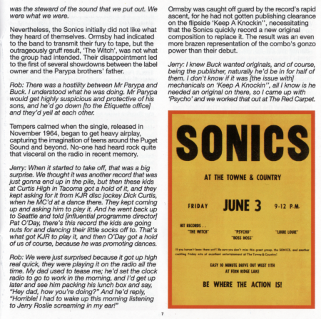 SONICS  (Tacoma, Washington)