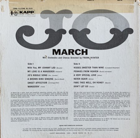 MARCH, Jo