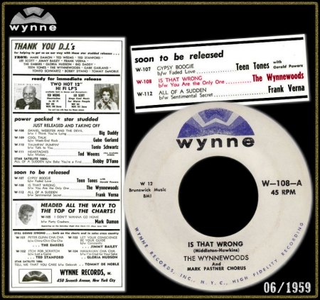 WYNNEWOODS - IS THAT WRONG