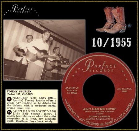 TOMMY SPURLIN & THE SOUTHERN BOYS - AIN'T HAD NO LOVIN' (SINCE THE LAST TIME IT RAINED)