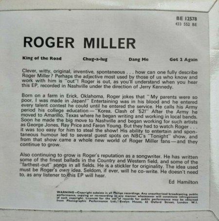 ROGER MILLER