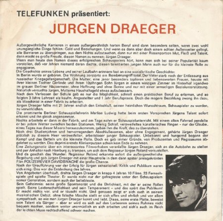JÜRGEN DRAEGER