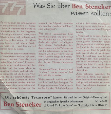 BEN STENEKER