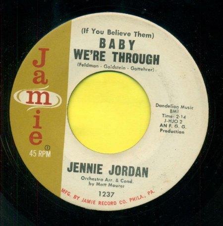 JENNIE JORDAN
