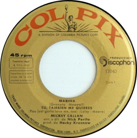 MICKEY CALIN (MICKEY CALLAN)