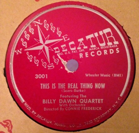 BILLY DAWN QUARTET