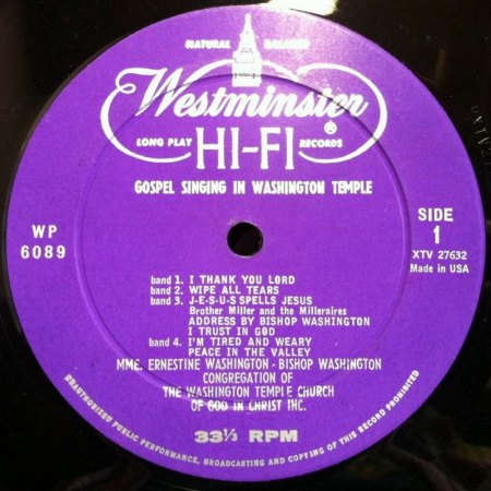 ERNESTINE WASHINGTON