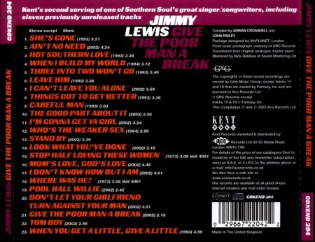 JIMMY LEWIS (Soul)