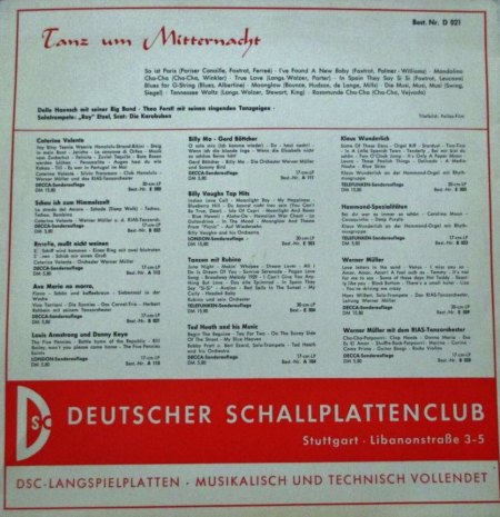 DELLE  HAENSCH, Saxophonist beim Münchner Filmorchester