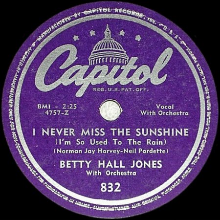BETTY HALL JONES