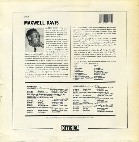 MAXWELL DAVIS