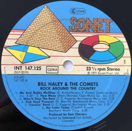 BILL HALEY - auf Sonet und Lizenzen