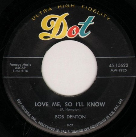 BOB DENTON und BOBBY DENTON