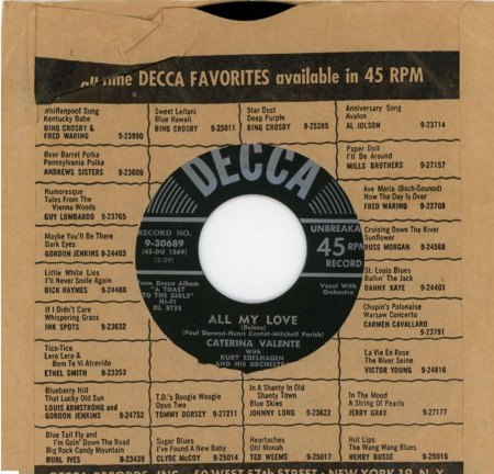 CATERINA VALENTE - International