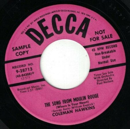 COLEMAN HAWKINS