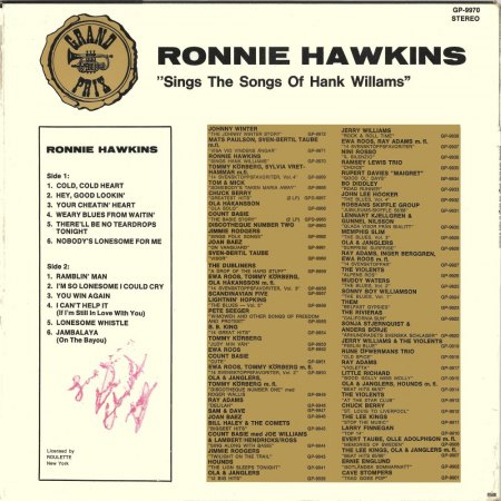 RONNIE HAWKINS