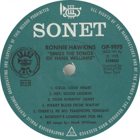 RONNIE HAWKINS