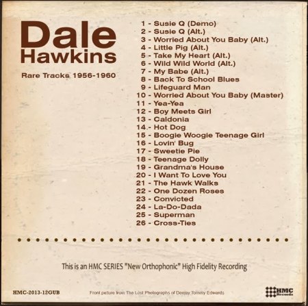 DALE HAWKINS auf CHECKER